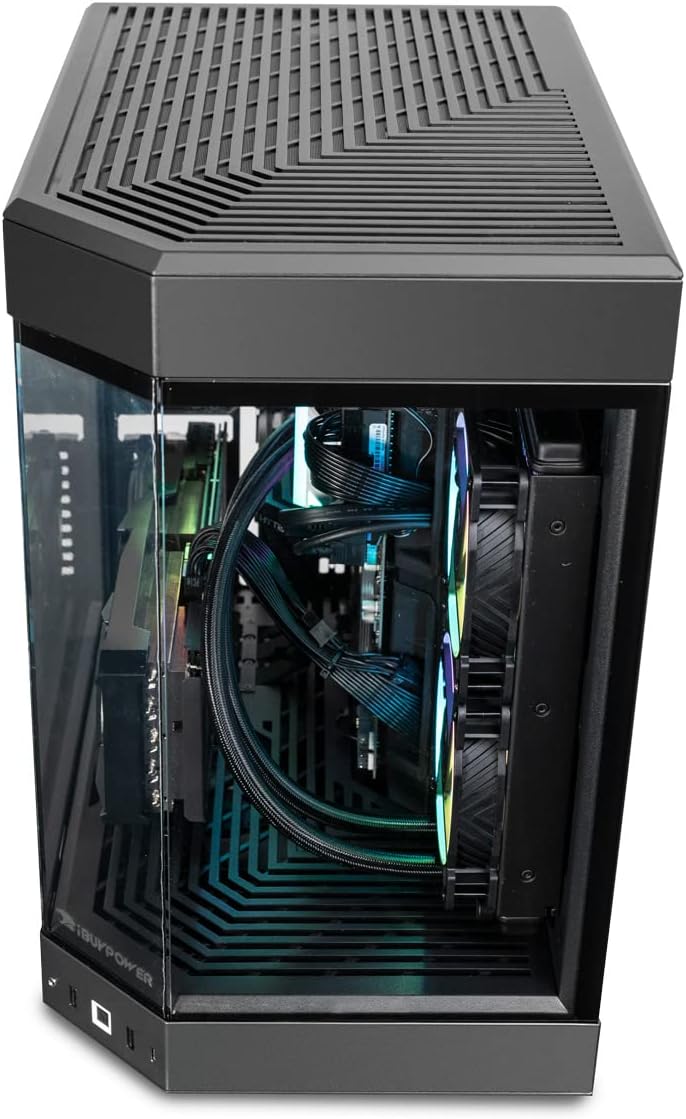 Black Gaming PC Desktop Intel Core i9 13900KF NVIDIA GeForce RTX 4070 12GB 32GB DDR5 1TB NVMe Windows 11 Home H13067