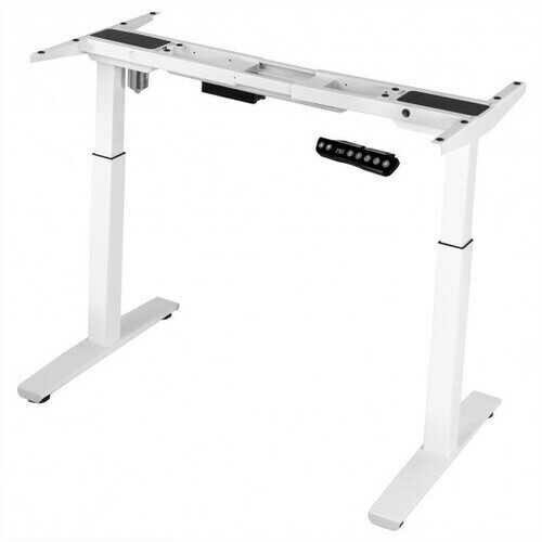 Adjustable Electric Stand Up Desk Frame White O519836