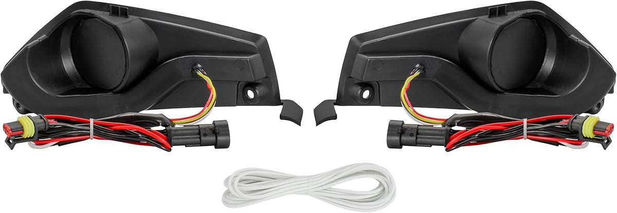 Fog Lights Cover with Daytime Running Light 2PCS V13626
