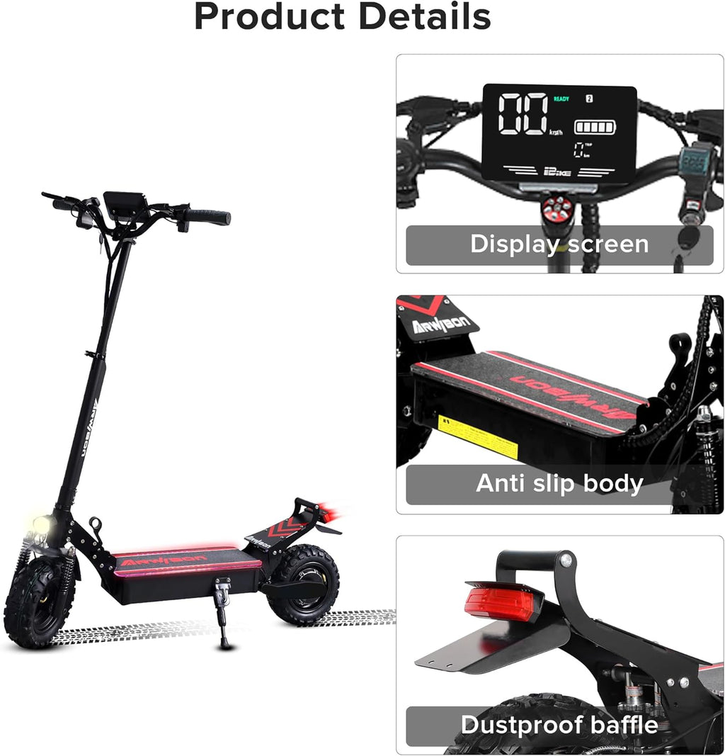2500W 11 inch Pneumatic Tire Foldable Electric Scooter F23427