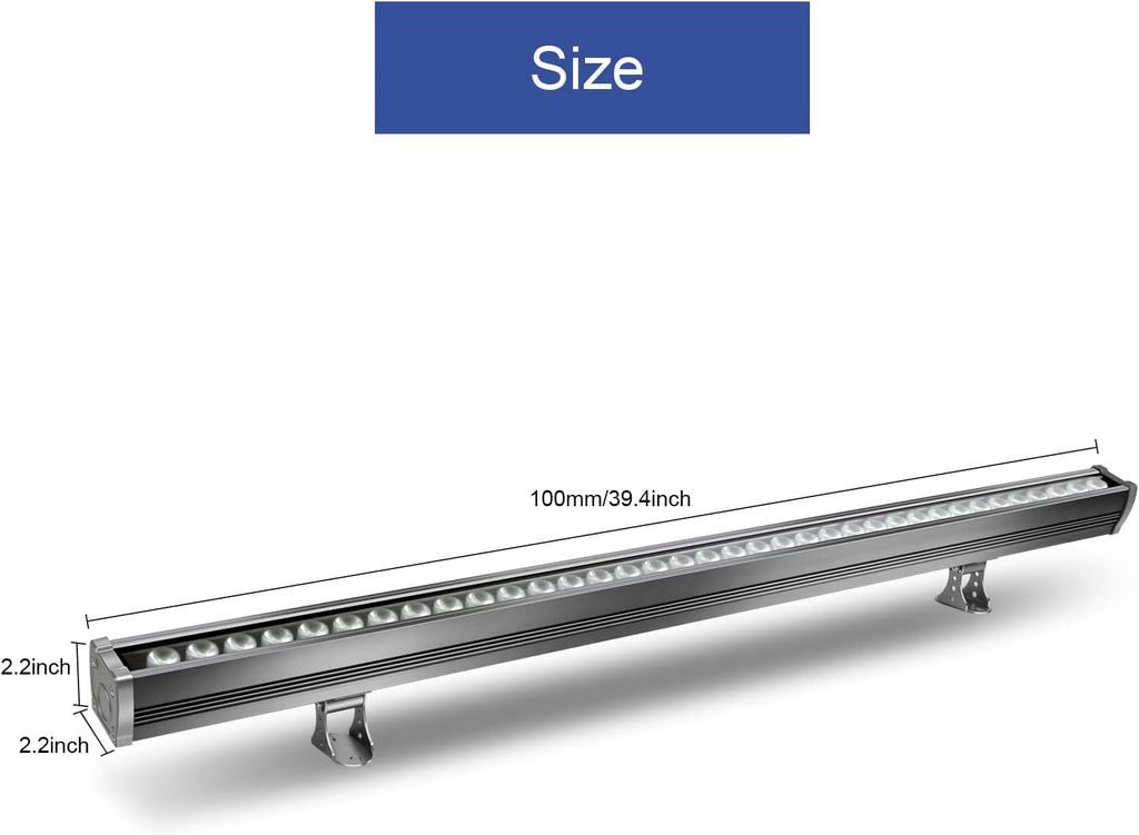 36W 5000K Daylight White 40 Inch IP65 Waterproof LED Wall Washer I302