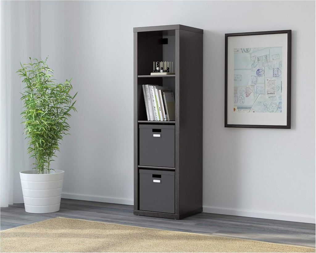 Black Brown Bookcase Shelving Unit X92774