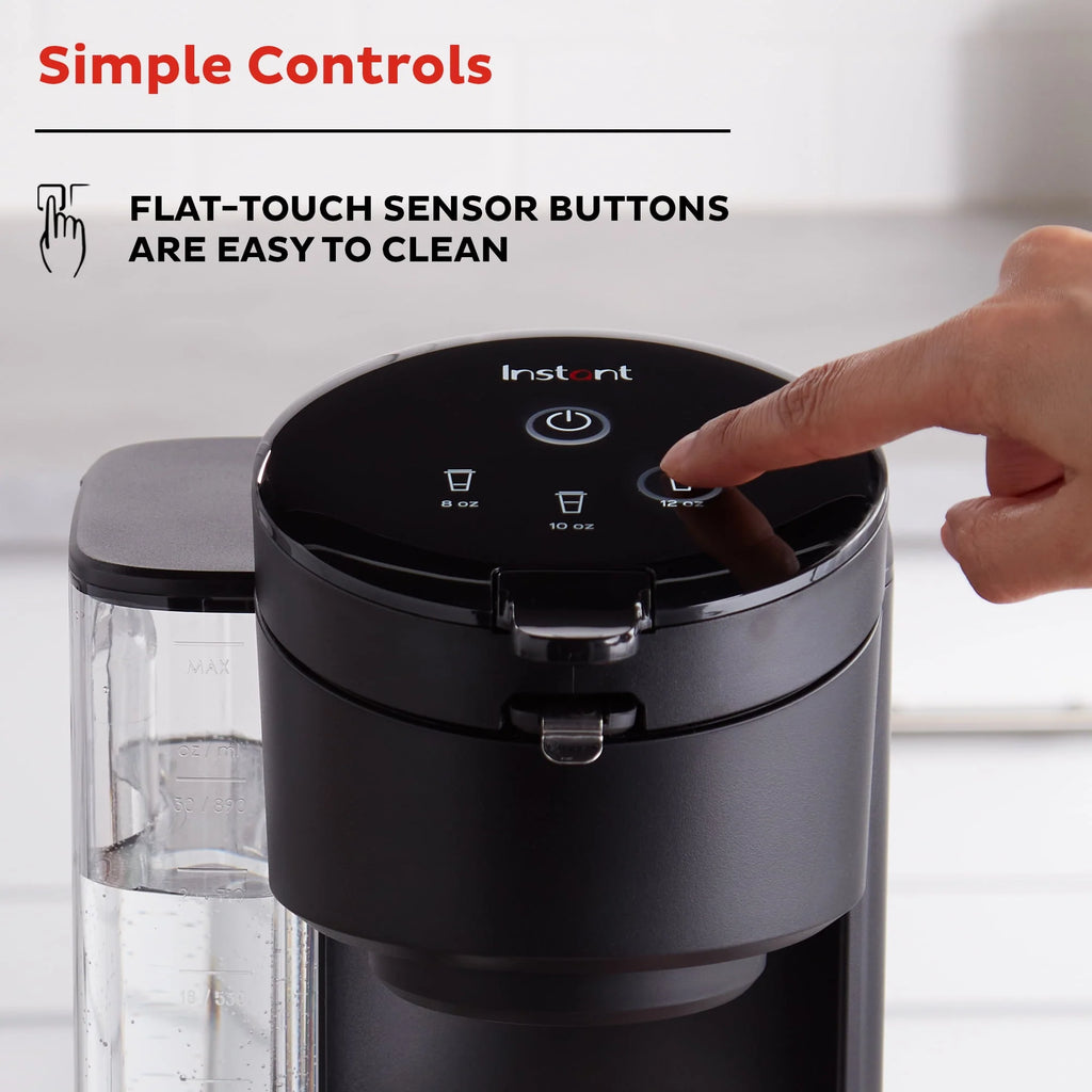 Black 2-in-1 Single Serve Coffee Maker O3226