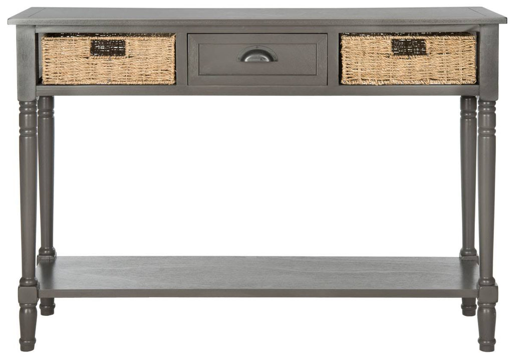 Wicker Console Table with Storage U54950