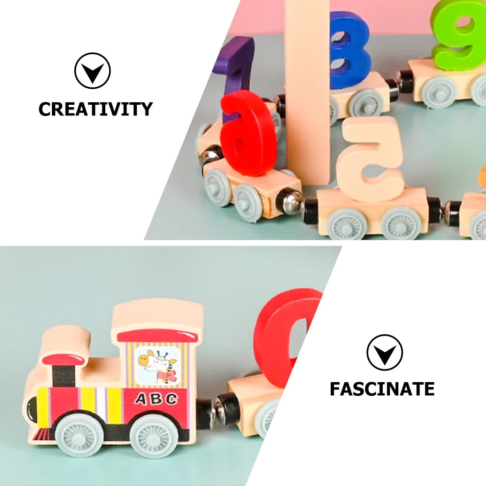 Wood Train Magnetic Toddler Toy Y47777