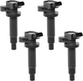 Ignition Coil Pack Set of 4Pcs Replacement for 1.8L L4 Toyota Corolla Matrix Chevrolet Prizm T461
