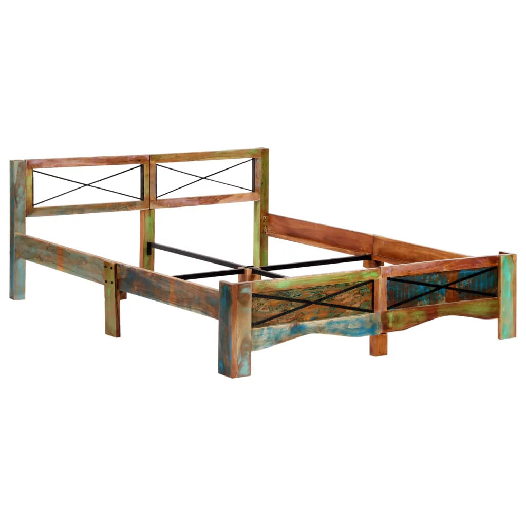 Solid Reclaimed Wood Bed Frame 63"x78.7" B3921