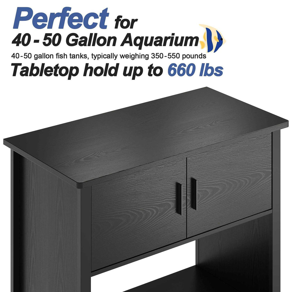 40-50 Gallon Aquarium Stand with Cabinet J403716