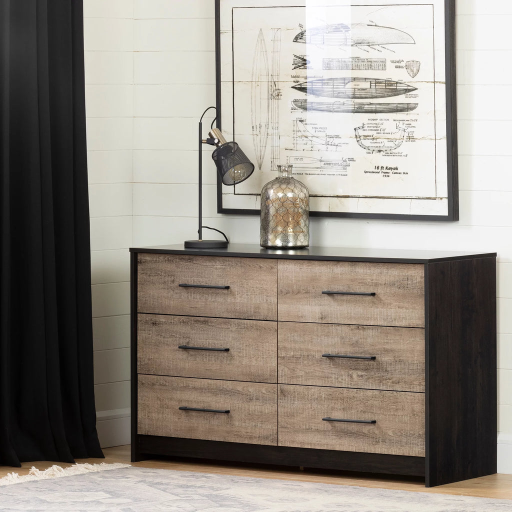 6 Drawer Double Dresser Y238385