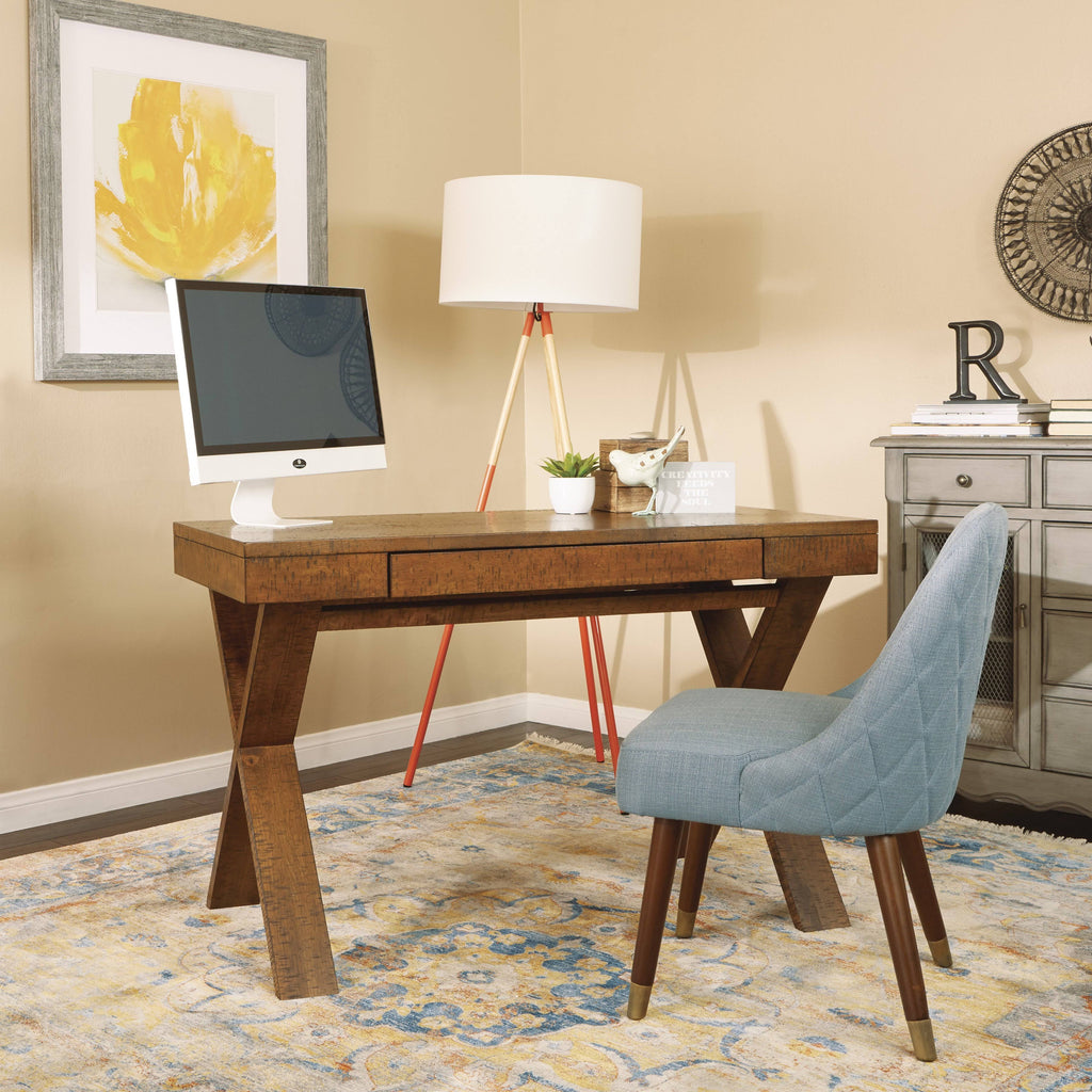 Distressed Brown Desk V724