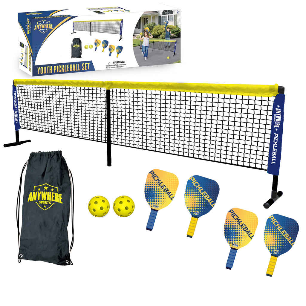 Youth Pickleball Set with Net, Paddles, and Balls Z303238