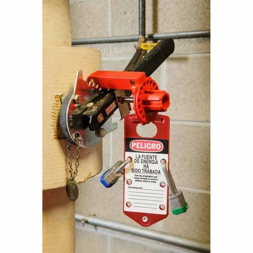 Keyed Padlock, 1-5/16x22w, pk6 E360