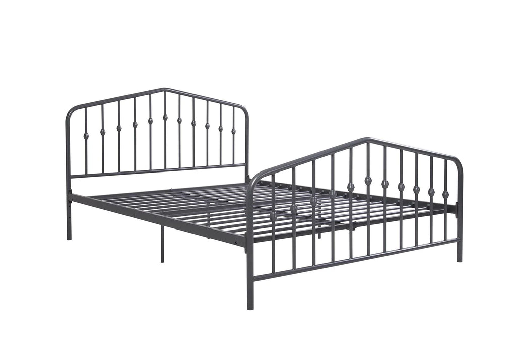Queen Black Metal Bed E92024