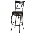 Faux Leather Swivel Counter Stool I830852