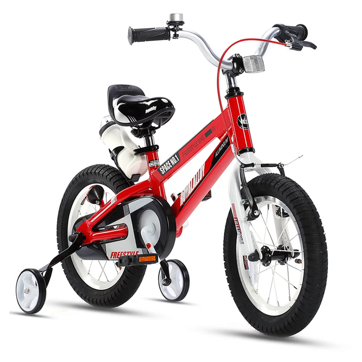 Red Kids Bike with Training Wheels Y4017