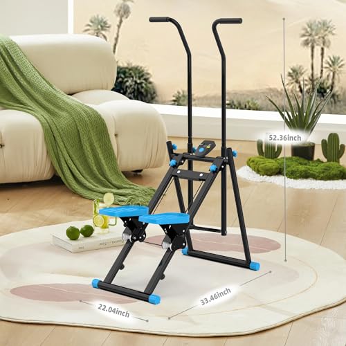 Stair Stepper with Adjustable Handlebar & Pedals, 330LBS Loading Capacity H9108