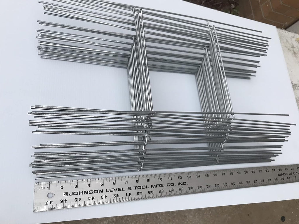 100 Pack Galvanized Wire Double H-Frame Stake 24 Tall 10 Wide D60453