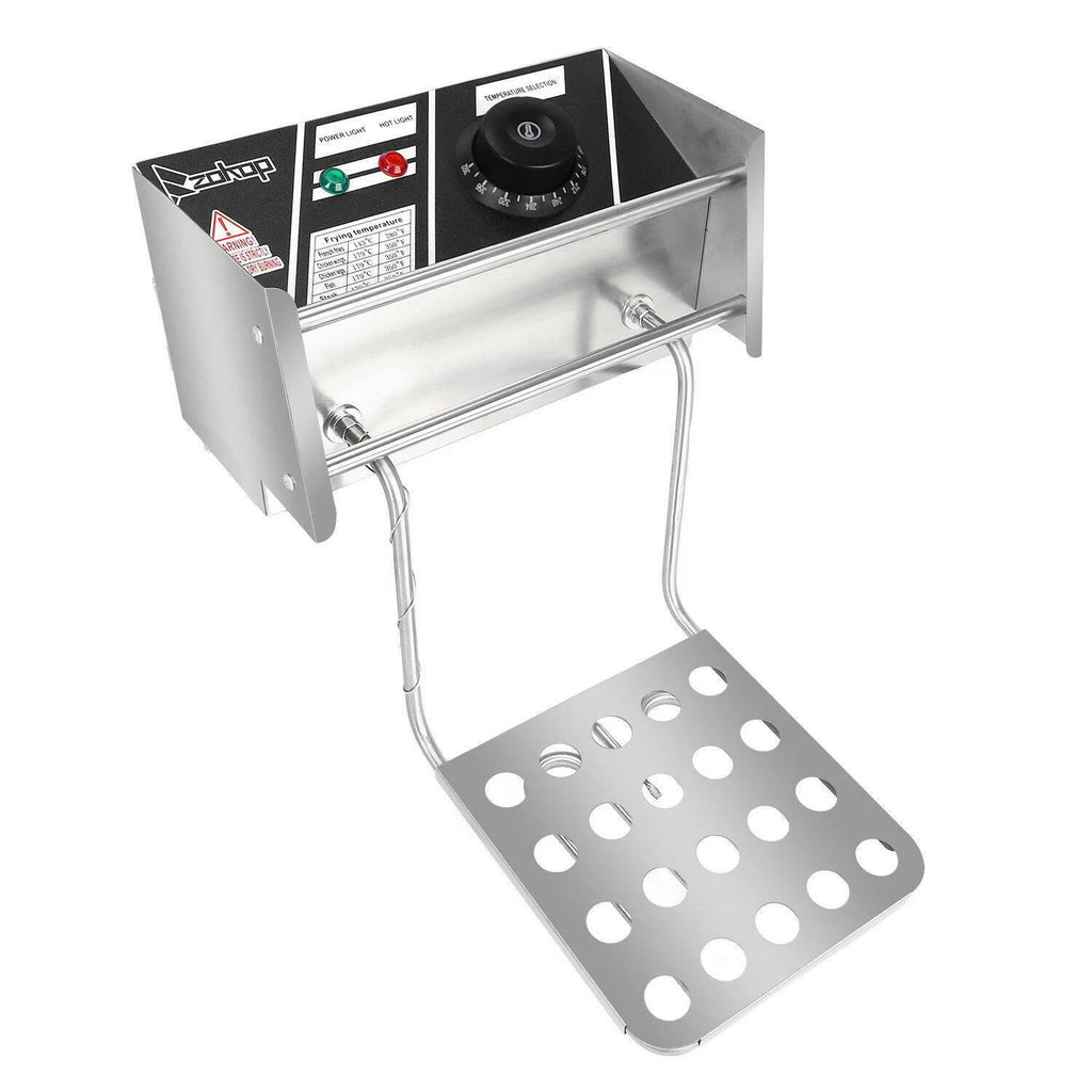 5000W 12L Stainless Steel Electric Deep Fryer with 2 Fry Baskets Z54250