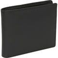 Black Leather RFID Blocking Bi-Fold P911156