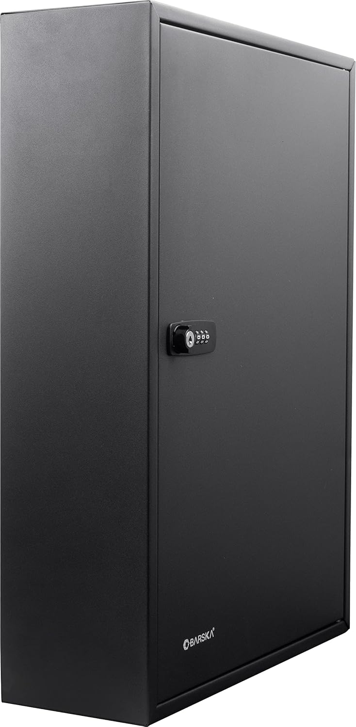 Combination Lock Key Cabinet Lock Box Black O38306