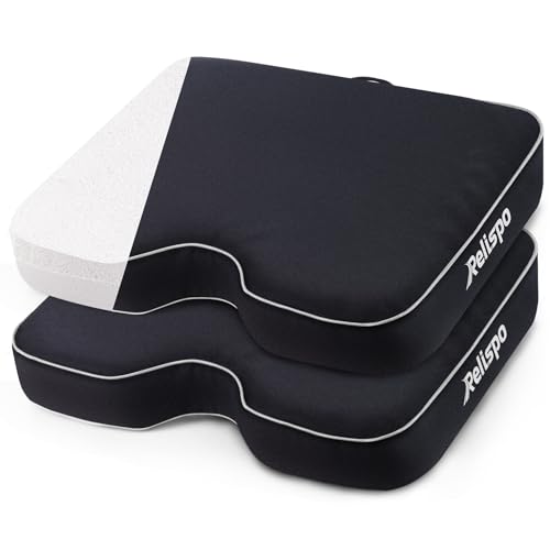 Stadium Seat Cushion with Memory Foam Waterproof Extra Thick L766