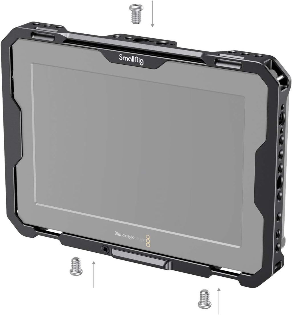 Cage with Sun Hood and HDMI Clamp for Blackmagic Design Video Assist 7 X45996