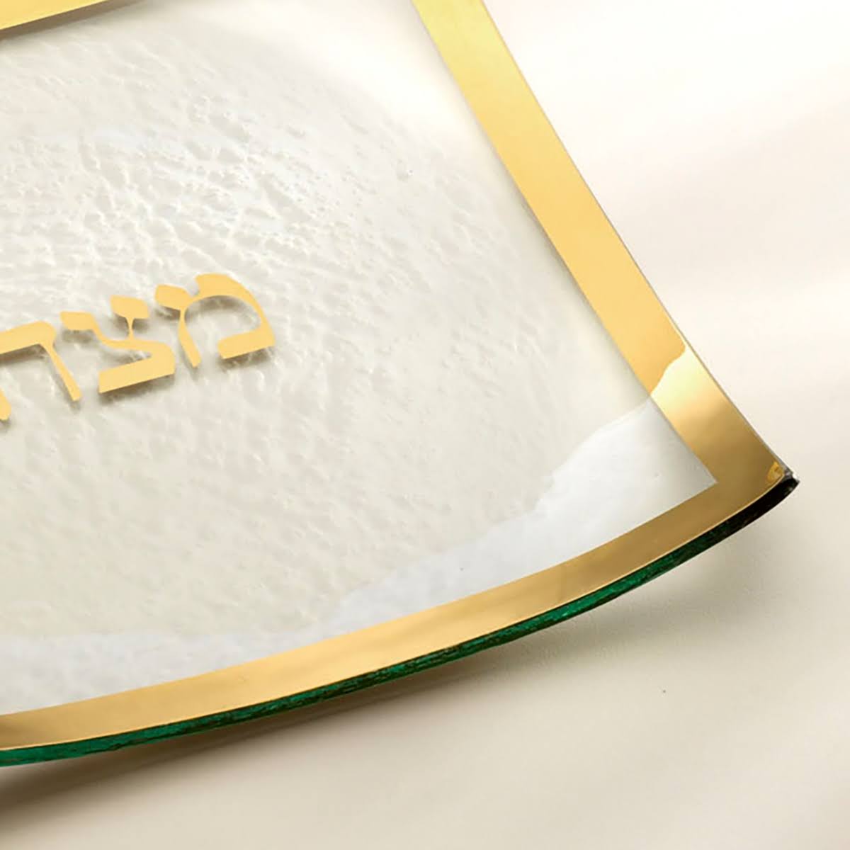 Platinum Square Matza Plate K7362