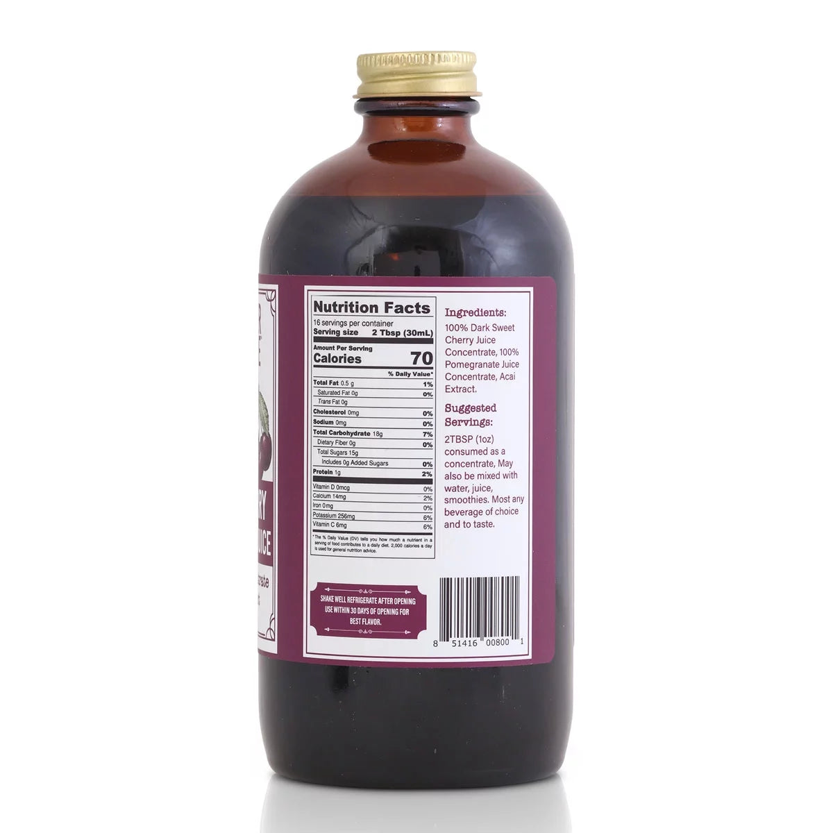 Black Cherry & Pomegranate Juice 100% Concentrate H7922