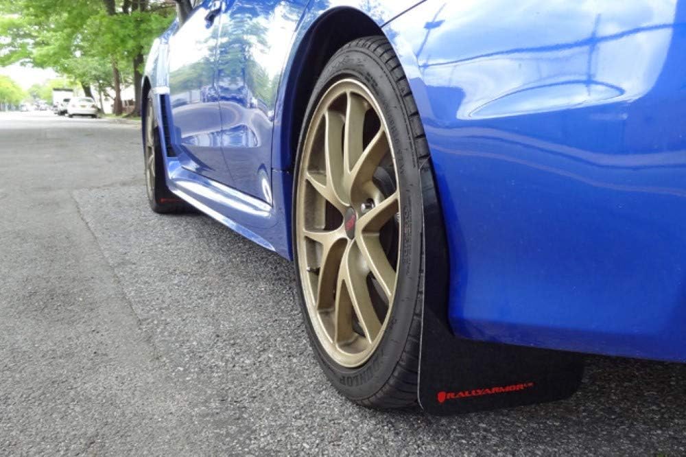 Black Mud Flap with Red Logo E4267