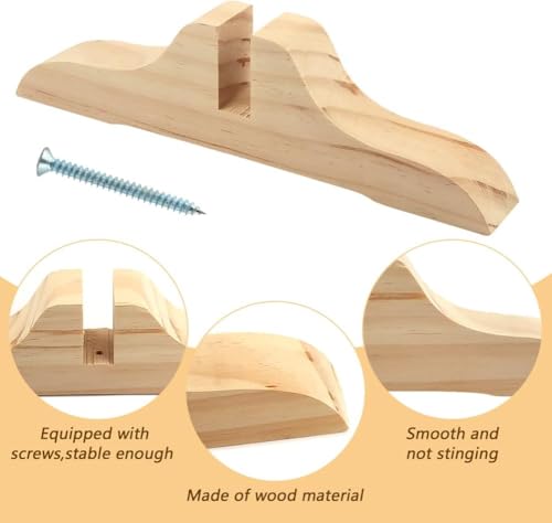 Wooden Folding Room Divider Stand with Screws O1941