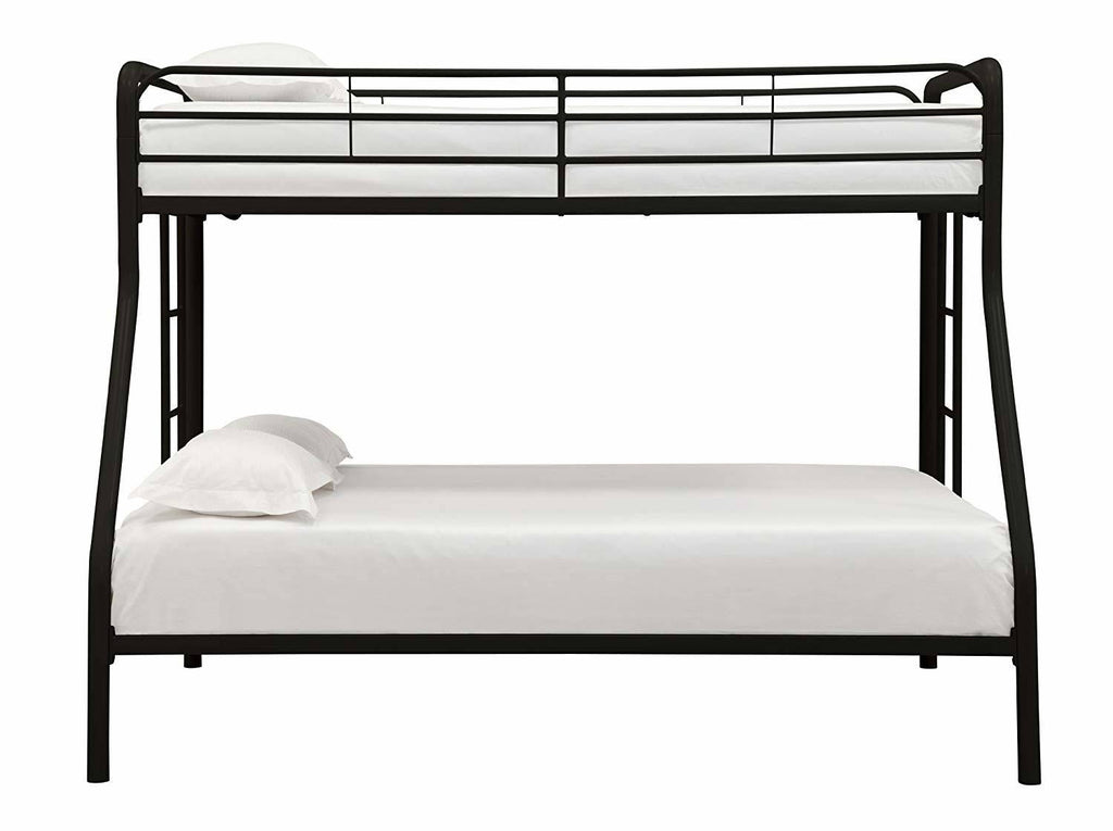 Twin-Over-Full Bunk Bed with Metal Frame and Ladder G809733