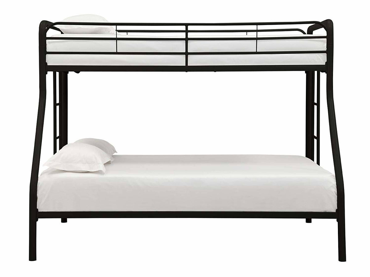 Twin-Over-Full Bunk Bed with Metal Frame and Ladder G809733