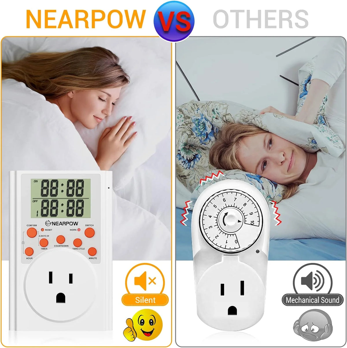 15A Programmable Digital Timer Outlet X282306