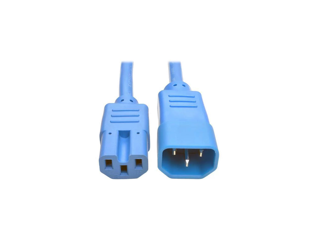 Heavy-Duty Computer Power Cord, 15A, 14 AWG, Blue, 6 ft. C721