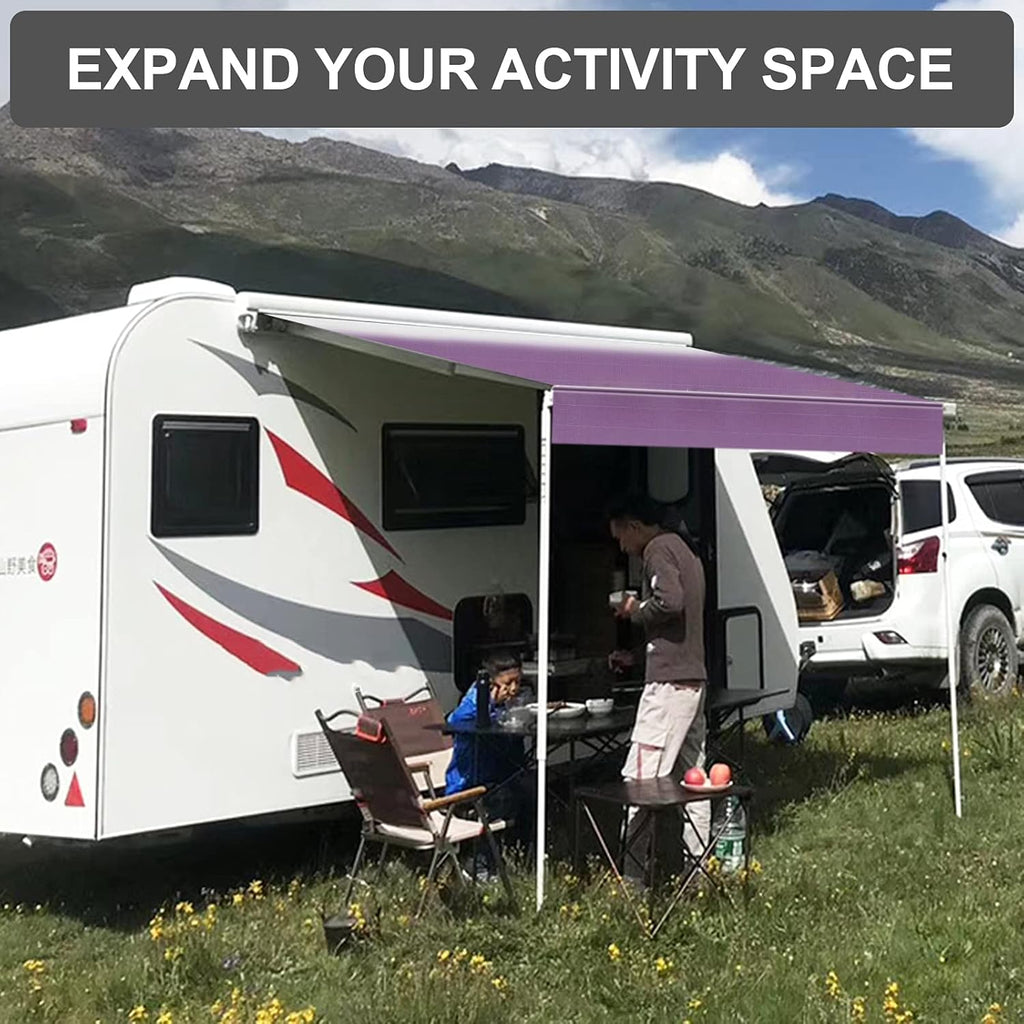 Waterproof Vinyl RV Awning Fabric Replacement - 18' P5787