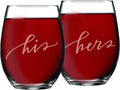 Stemless Wine Glasses Set Of 2 P428