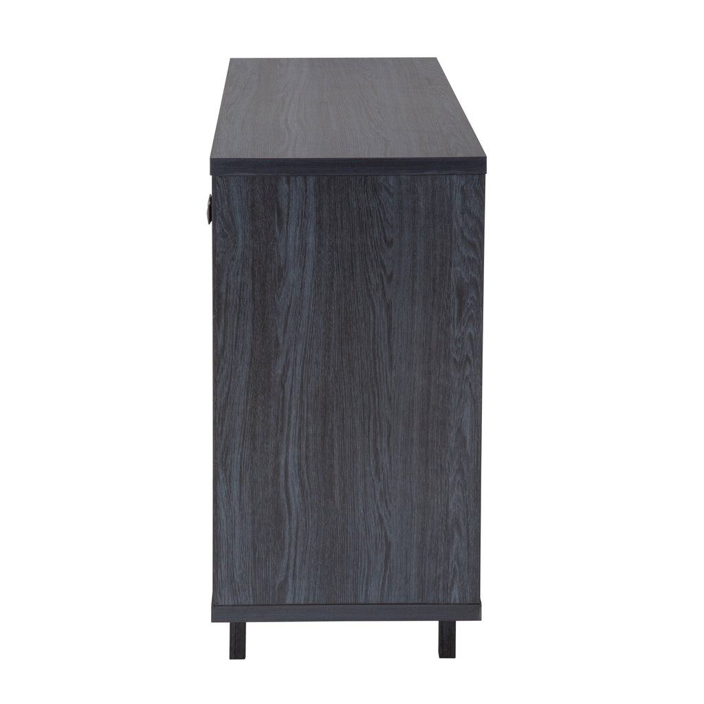 47x22W Distressed Grey Sideboard Storage Cabinet M7855