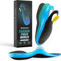 Carbon Fiber Insoles High Arch Rigid Support 1 Pair 2XL D8576