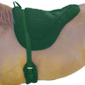 Fleece Bareback Pad Non Slip Fleece Girth Green M89822
