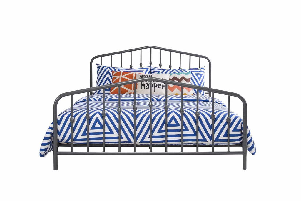 Queen Black Metal Bed E92024