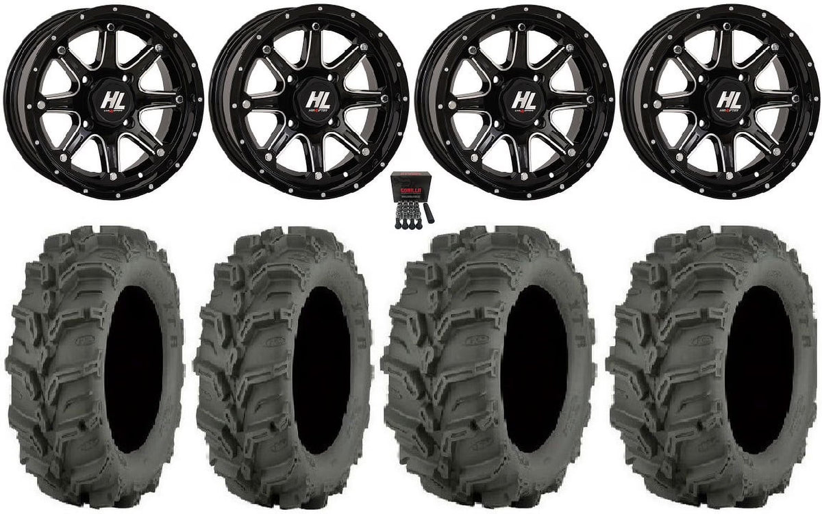 14" Machined Wheels 27" Mud Lite XTR Tires C619707