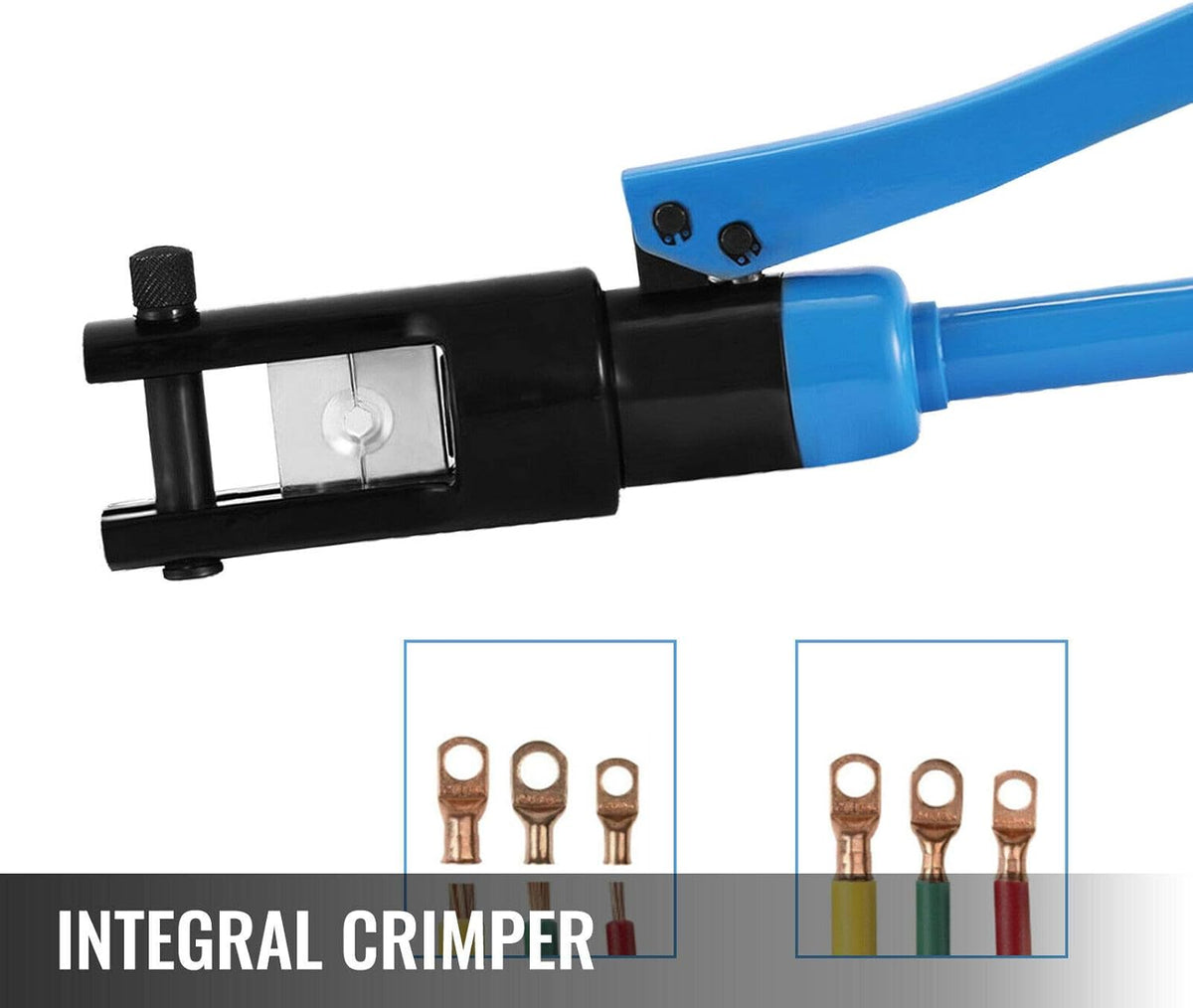 16 Ton Hydraulic Wire Crimper with 11 Dies Q781168