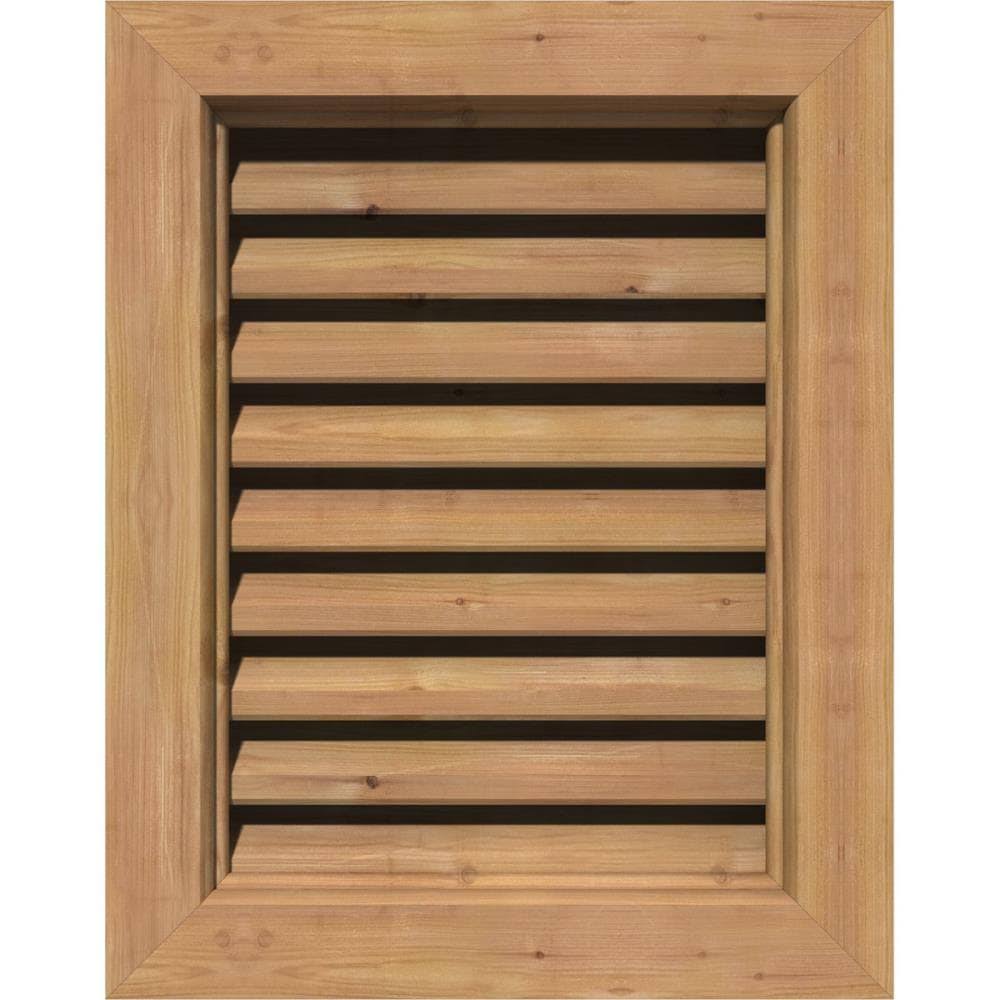 Unfinished Vertical Gable Vent W6805