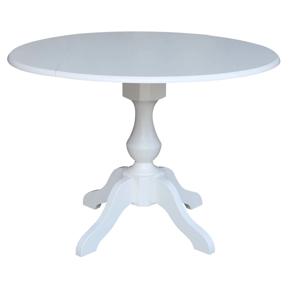 Drop Leaf Dining Table in White G10187