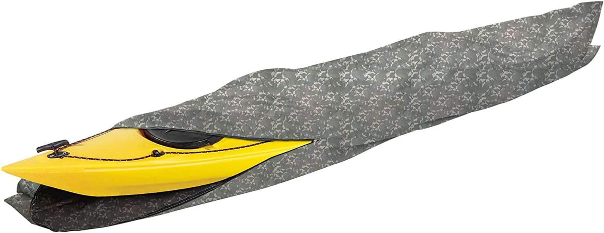 16ft Water Proof Heavy Duty Kayak Cover, Grey, Pack of 2 D928961