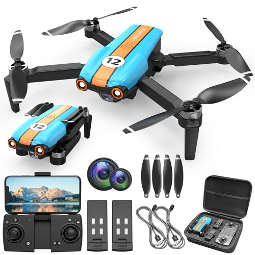 Drone with 4K Camera, Foldable FPV Drone, 26 Mins Flight Time, Brushless Motor, 2 Batteries O723