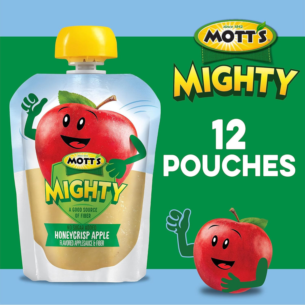 12 Pack 3.2 Oz Honeycrisp Apple Applesauce Pouches N857621