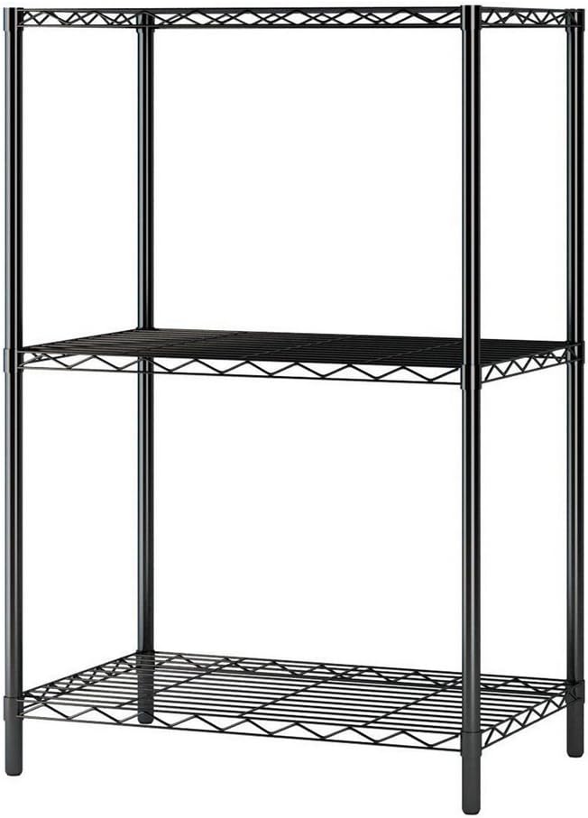 3-Shelf Heavy Duty Steel Wire Storage Shelving Unit N2791