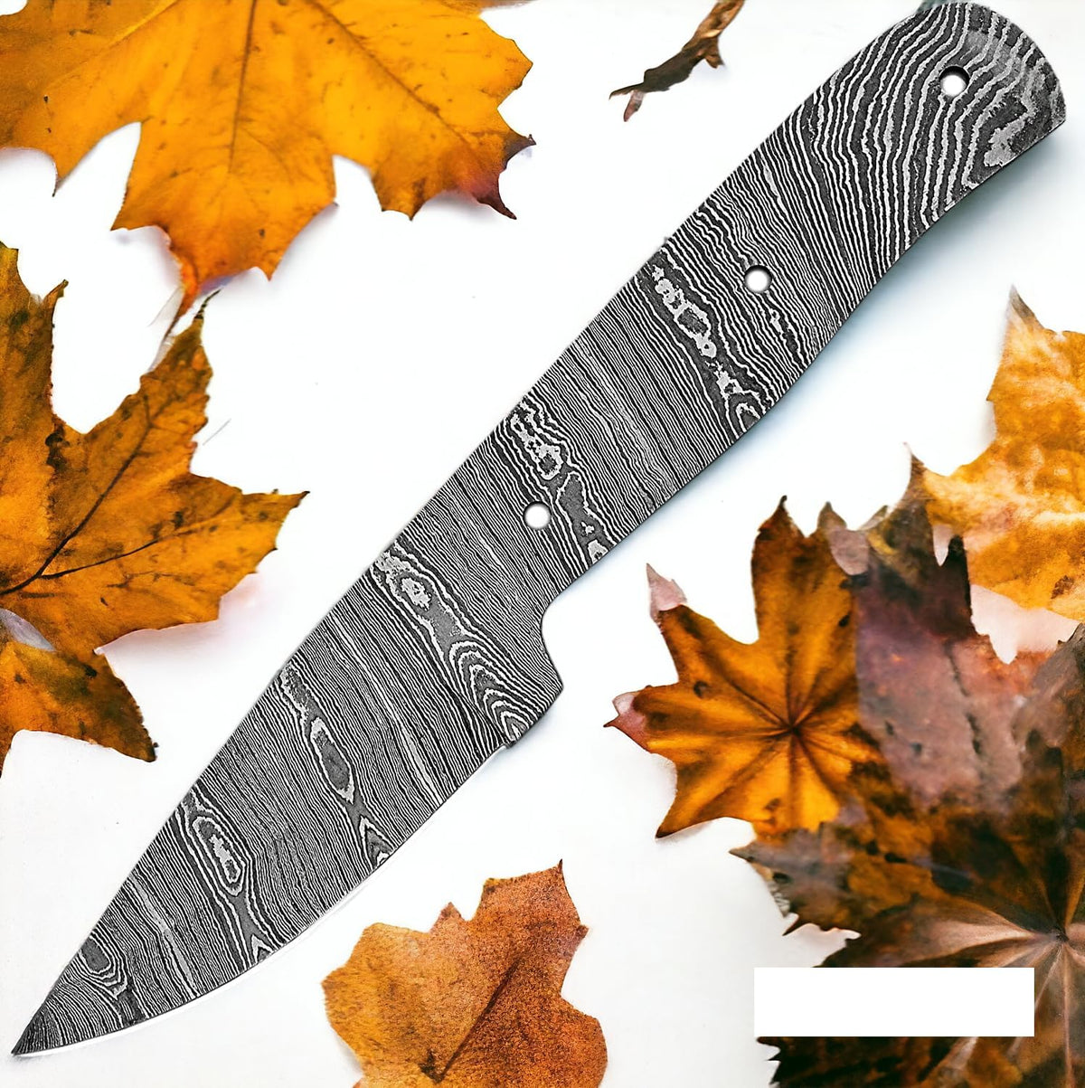 Damascus steel Full Tang Blank Blade Knife C1207
