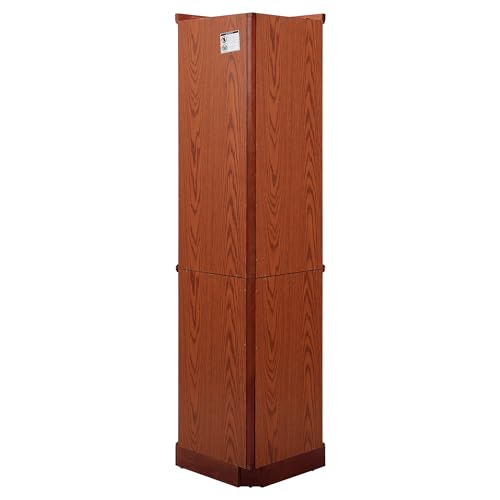 Walnut Wooden Curio Cabinet with Tempered Glass Door Q955910